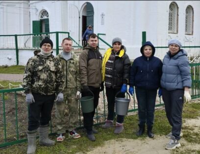 Большой субботник в Бортсурманах