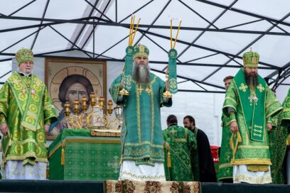 Торжественное богослужение в день обретения мощей святого праведного Алексия Бортсурманского